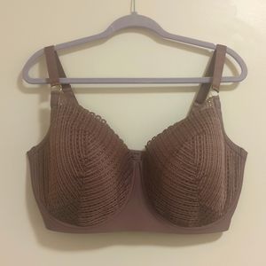 ThirdLove Eyelet Lace Balconette Bra Size 40G in Brown